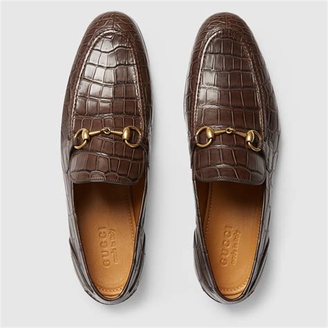 knock off gucci jordaan leather loafer|Gucci jordaan crocodile loafer.